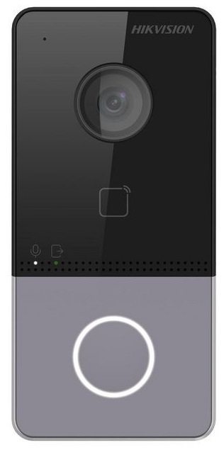 Hikvision DS-KV6113-WPE1(C) - Trådløs dørklokke med video, lyd og briklæser